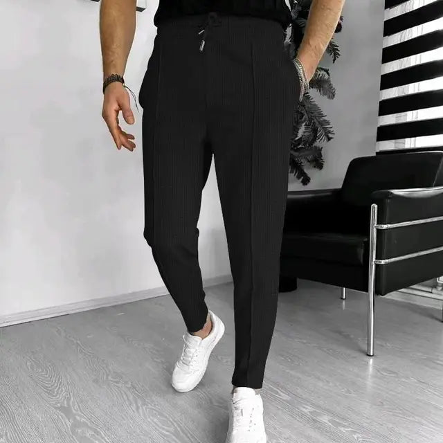 Pantalon de jogging homme – Pantalon confortable avec taille élastique et style décontracté