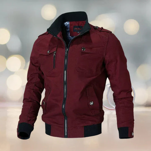 Veste homme col montant – Veste avec poches pratiques et design moderne