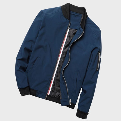 Veste bomber homme – Veste légère en nylon avec poches et style décontracté