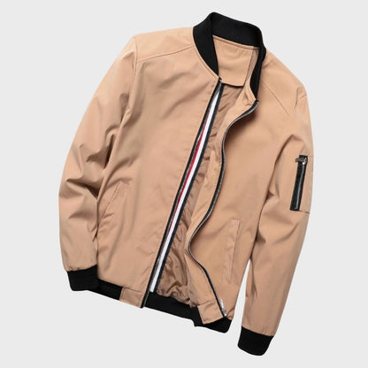 Veste bomber homme – Veste légère en nylon avec poches et style décontracté