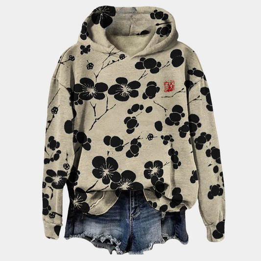 Pull femme floral – Pull léger à motif fleuri pour un look tendance et chic