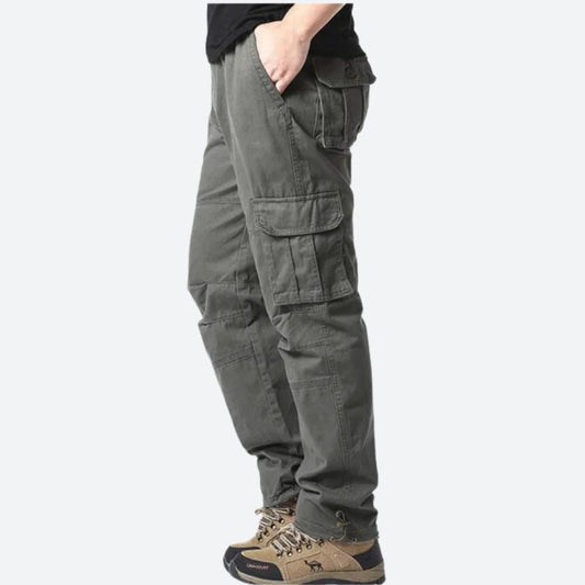 Pantalons cargo homme – Pantalons utilitaires en coton avec poches pratiques