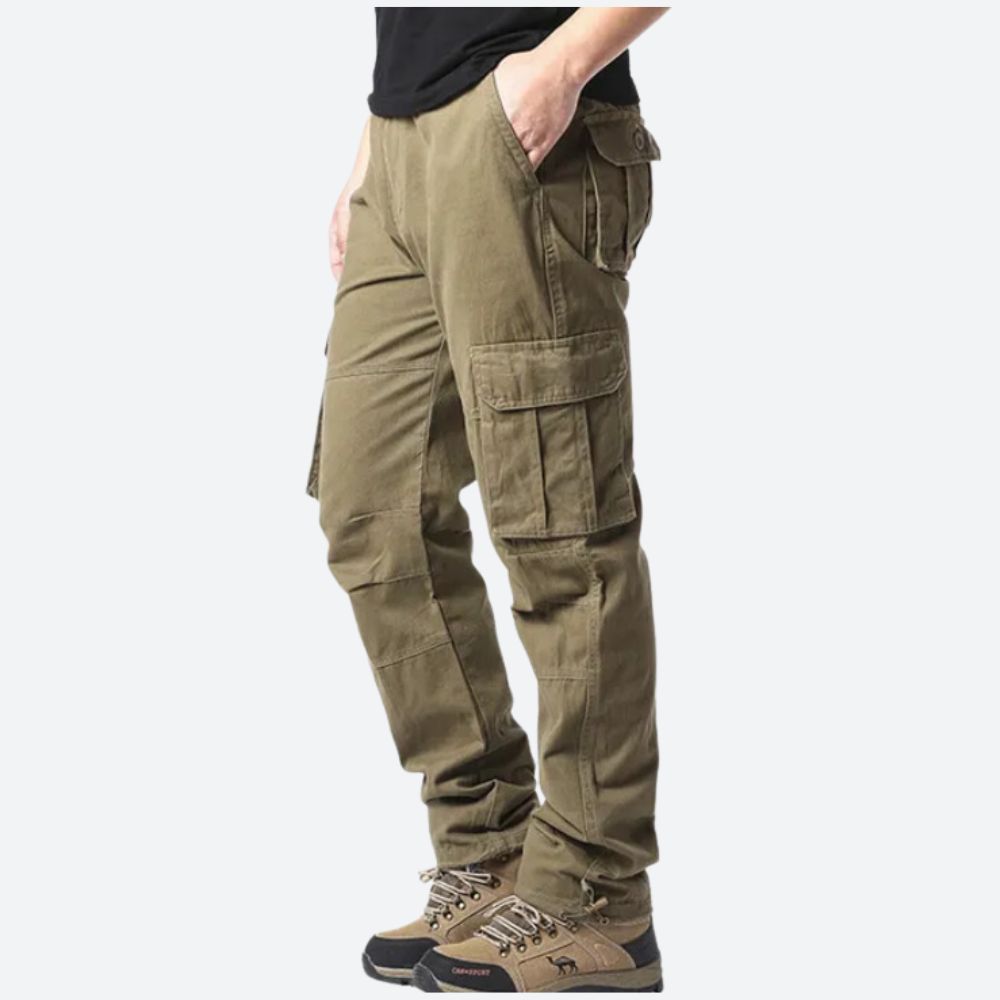 Pantalons cargo homme – Pantalons utilitaires en coton avec poches pratiques