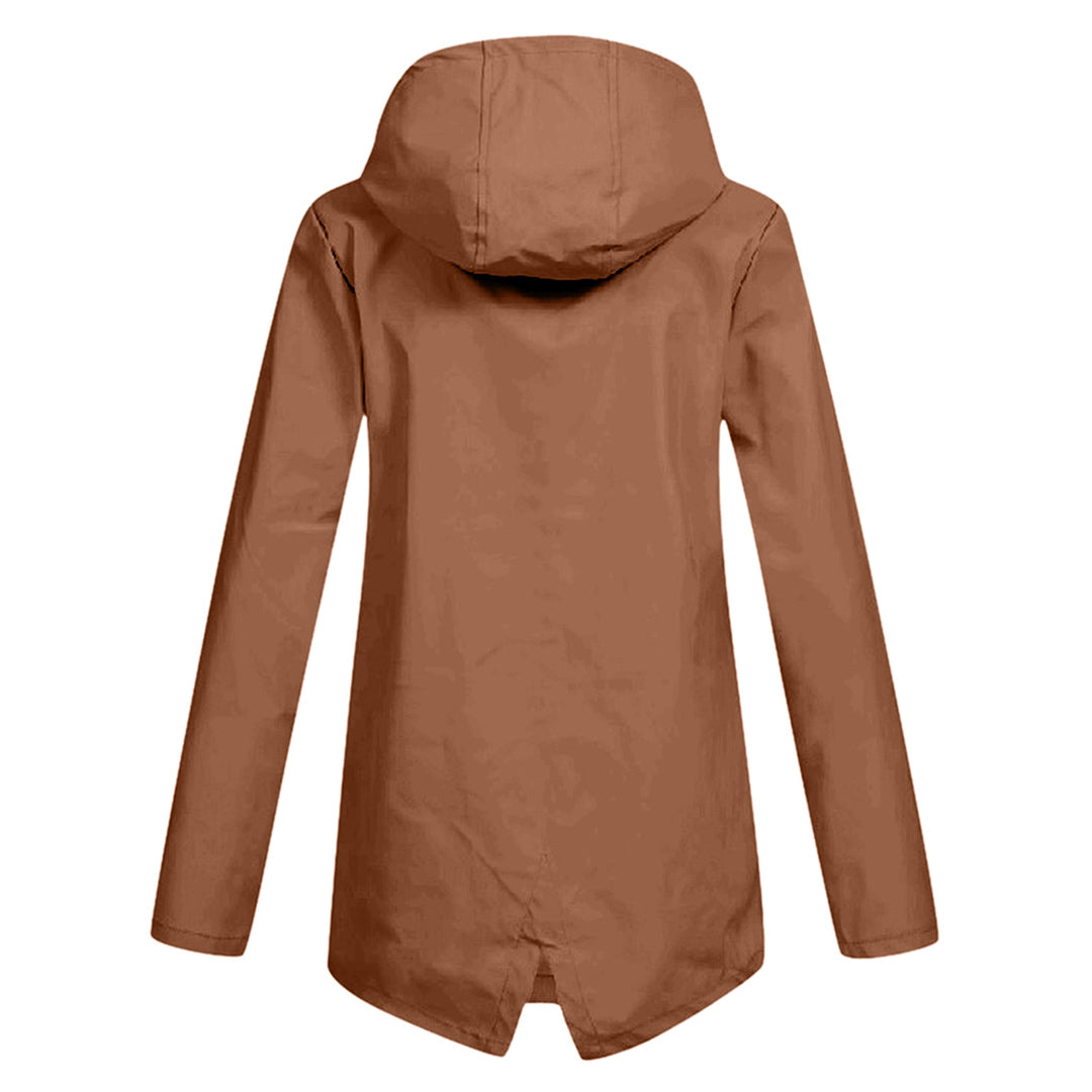 Imperméable femme – Veste imperméable avec capuche légère et élégante