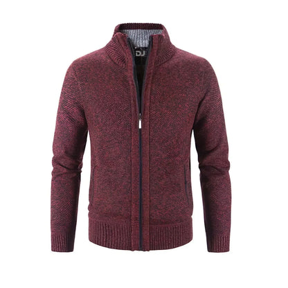 Veste en tricot homme – Veste élégante avec fermeture éclair et coupe moderne