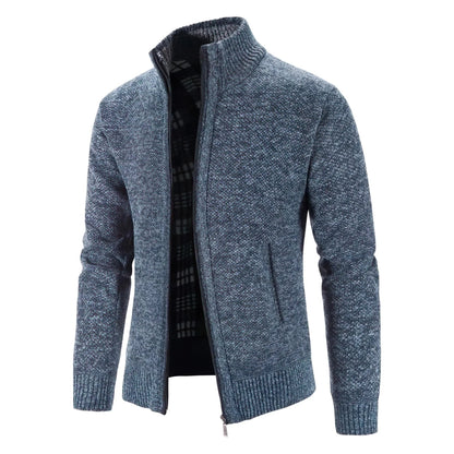 Veste en tricot homme – Veste élégante avec fermeture éclair et coupe moderne