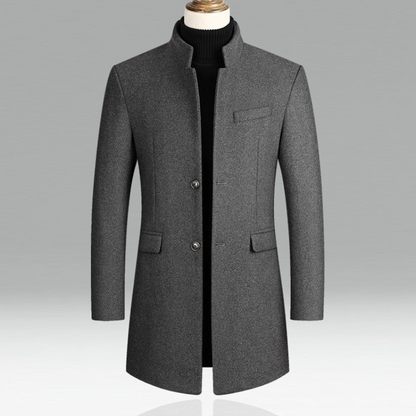 Trench-coat homme – Manteau classique en laine pour style élégant et intemporel