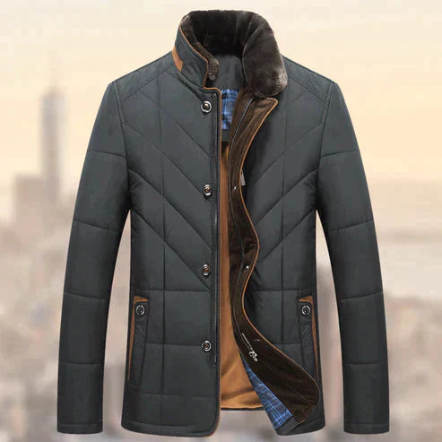 Veste d'hiver homme – Manteau chaud en laine avec capuche et style moderne