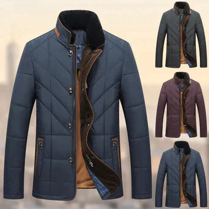 Veste d'hiver homme – Manteau chaud en laine avec capuche et style moderne