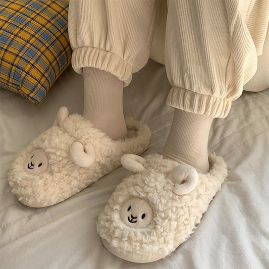 Chaussons en peluche femme – Pantoufles douces et mignonnes en forme d'animaux