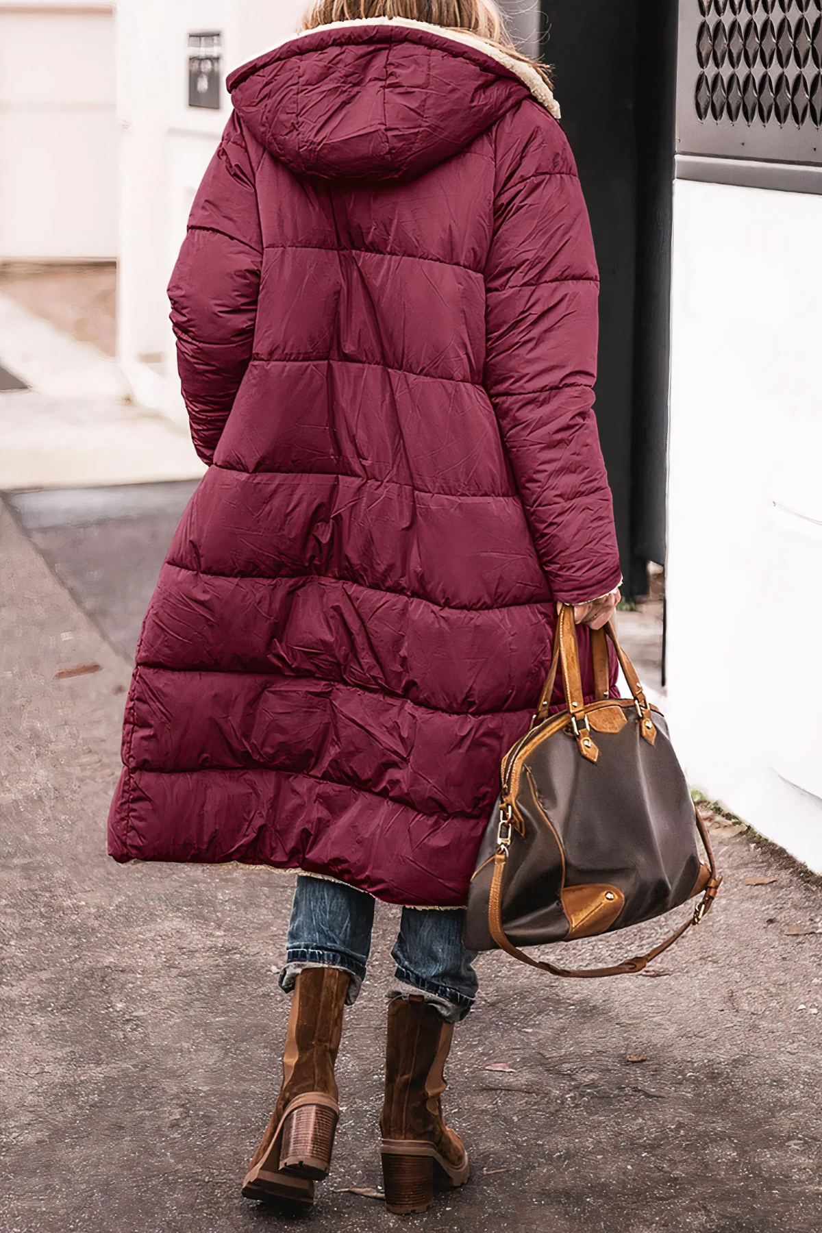 Parka femme douillette – Manteau chaud et élégant pour hiver chic