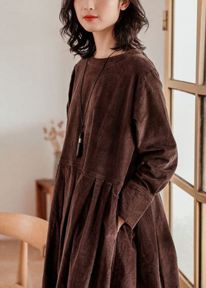 Robe longue femme – Robe à manches longues élégante pour cérémonie et soirée