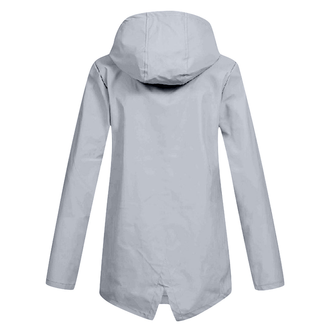 Imperméable femme – Veste imperméable avec capuche légère et élégante