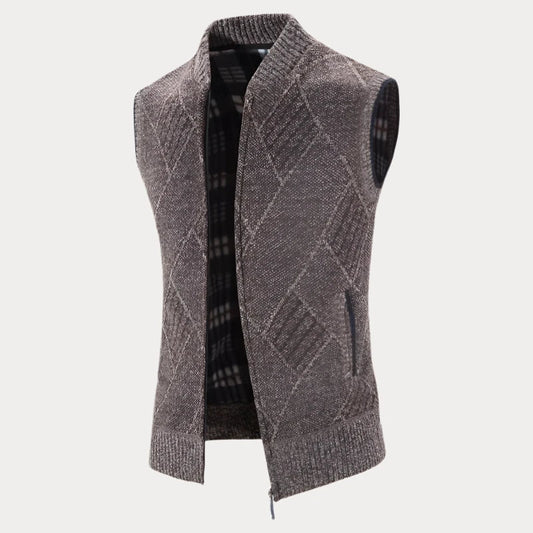 Gilet en tricot homme – Gilet stylé en laine pour look décontracté élégant