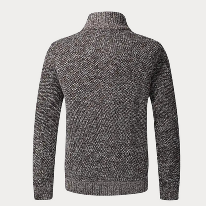 Veste en tricot homme – Veste à fermeture éclair confortable et élégante