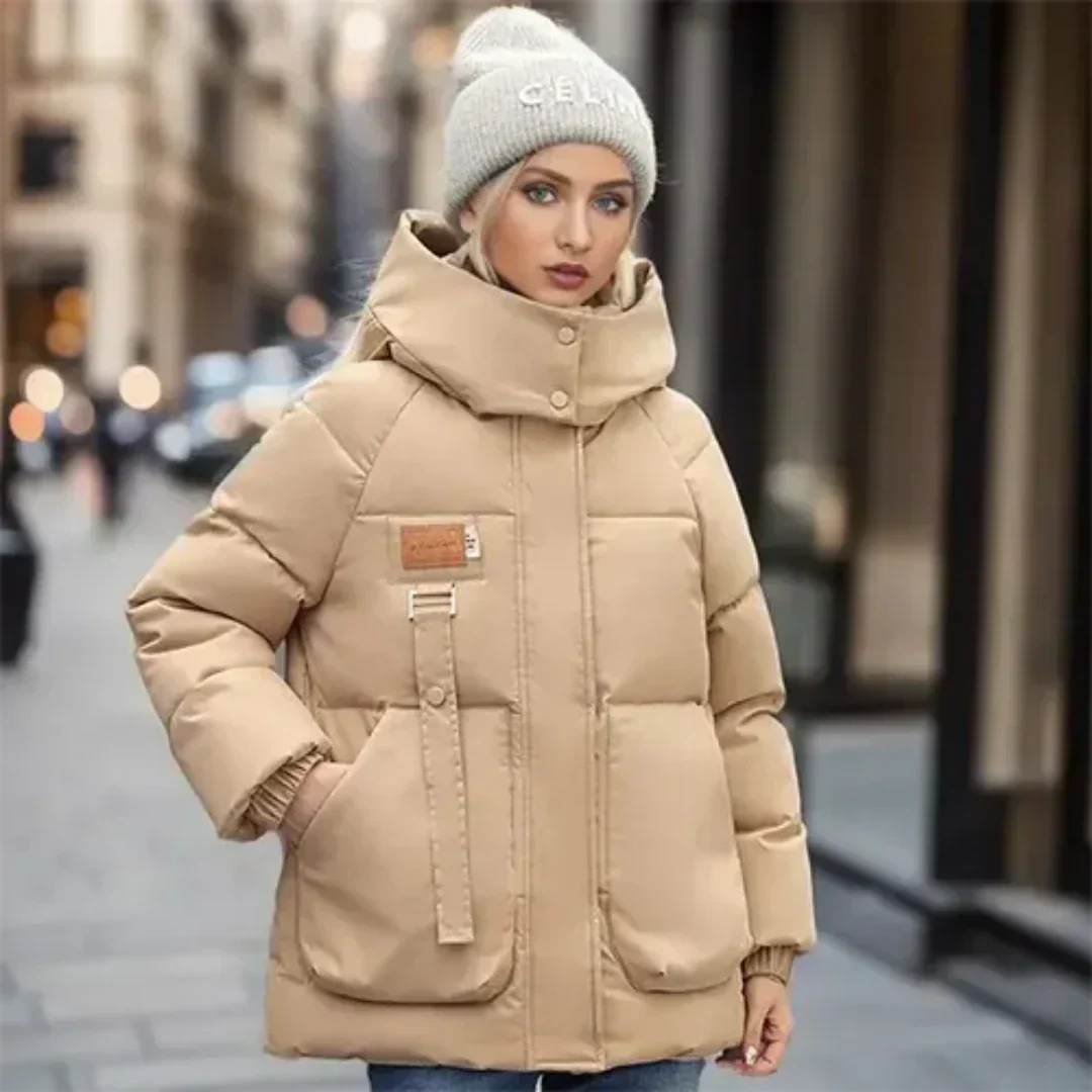 Veste d'hiver femme – Manteau matelassé chaud et élégant pour temps froid