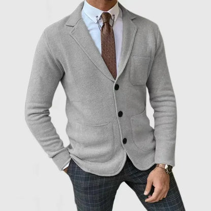 Blazer homme à un bouton – Veste élégante en tissu léger pour occasions formelles