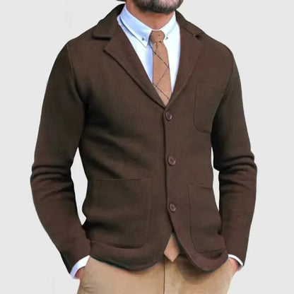 Blazer homme à un bouton – Veste élégante en tissu léger pour occasions formelles