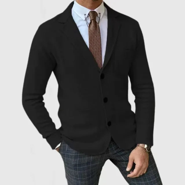 Blazer homme à un bouton – Veste élégante en tissu léger pour occasions formelles