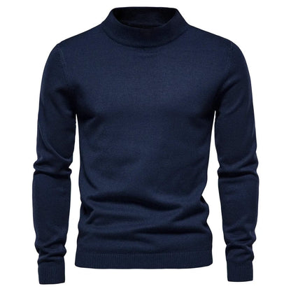 Pull col roulé homme – Pull en laine doux et chaud pour hiver élégant