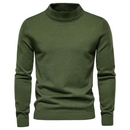 Pull col roulé homme – Pull en laine doux et chaud pour hiver élégant