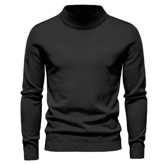 Pull col roulé homme – Pull en laine doux et chaud pour hiver élégant