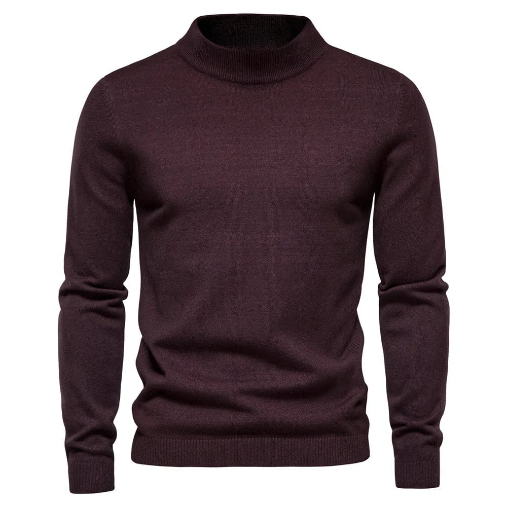 Pull col roulé homme – Pull en laine doux et chaud pour hiver élégant