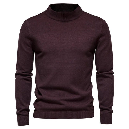 Pull col roulé homme – Pull en laine doux et chaud pour hiver élégant