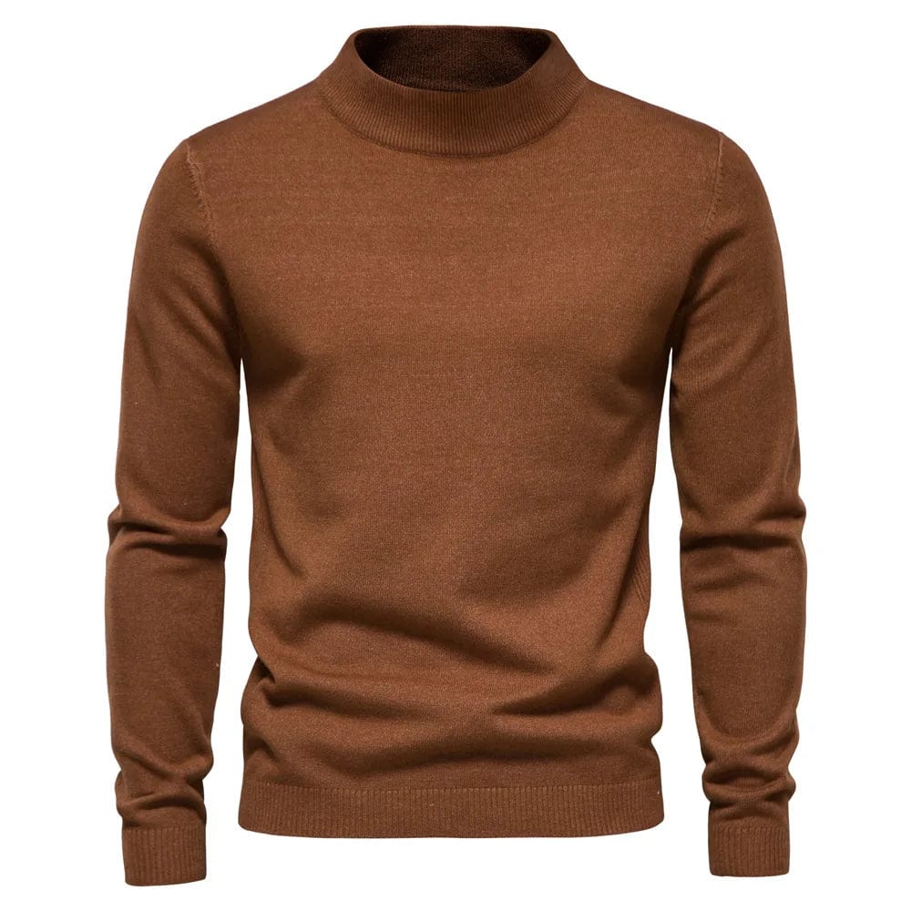 Pull col roulé homme – Pull en laine doux et chaud pour hiver élégant