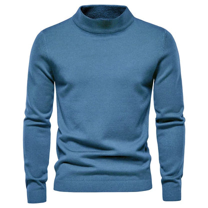 Pull col roulé homme – Pull en laine doux et chaud pour hiver élégant