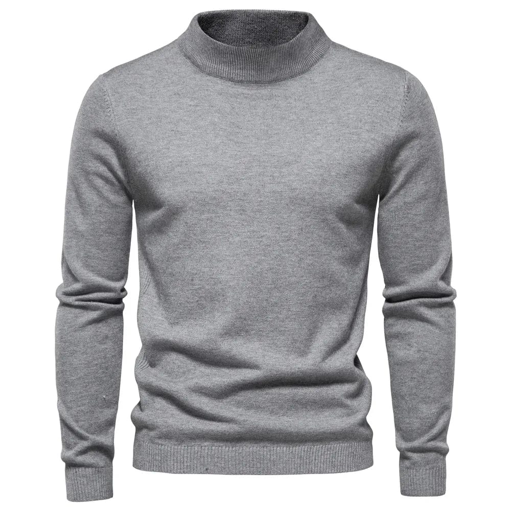 Pull col roulé homme – Pull en laine doux et chaud pour hiver élégant