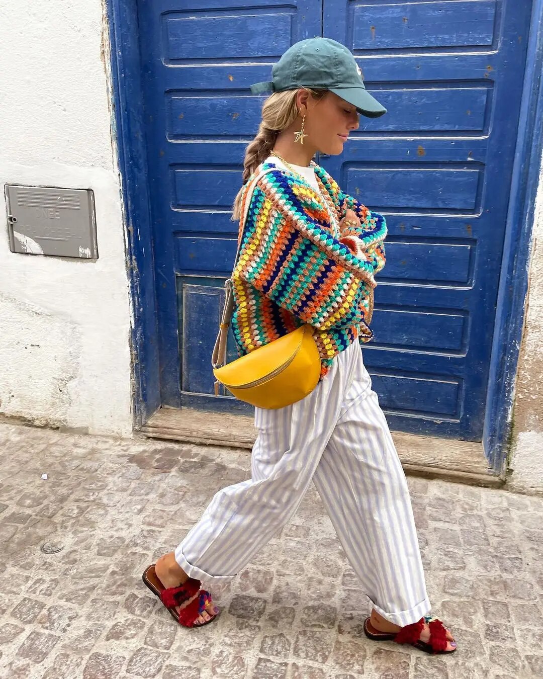 Veste Boho femme – Veste légère en coton avec motifs ethniques pour l'été