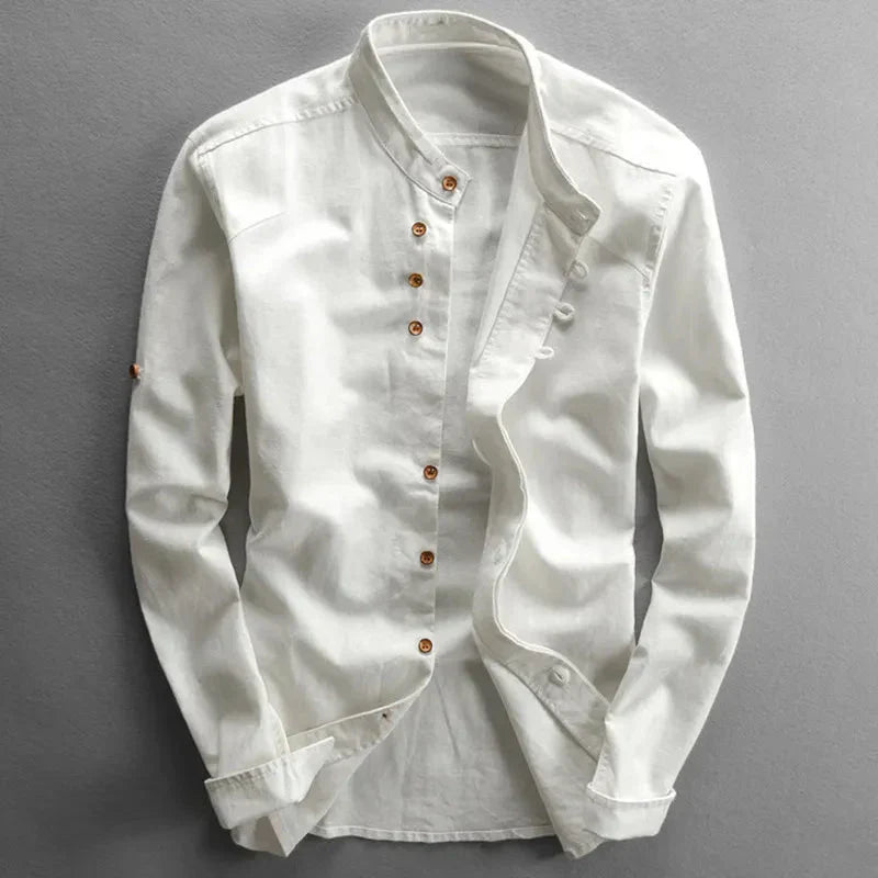 Chemise japonaise homme – Chemise élégante en coton, style décontracté et moderne