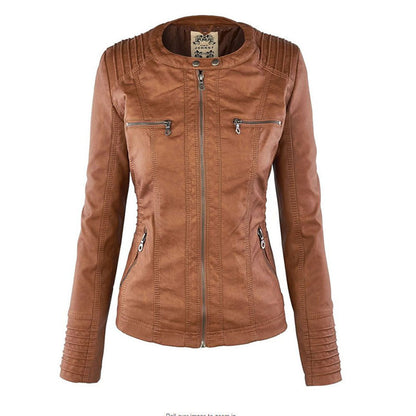 Veste à fermeture éclair femme – Veste élégante en tissu léger pour automne