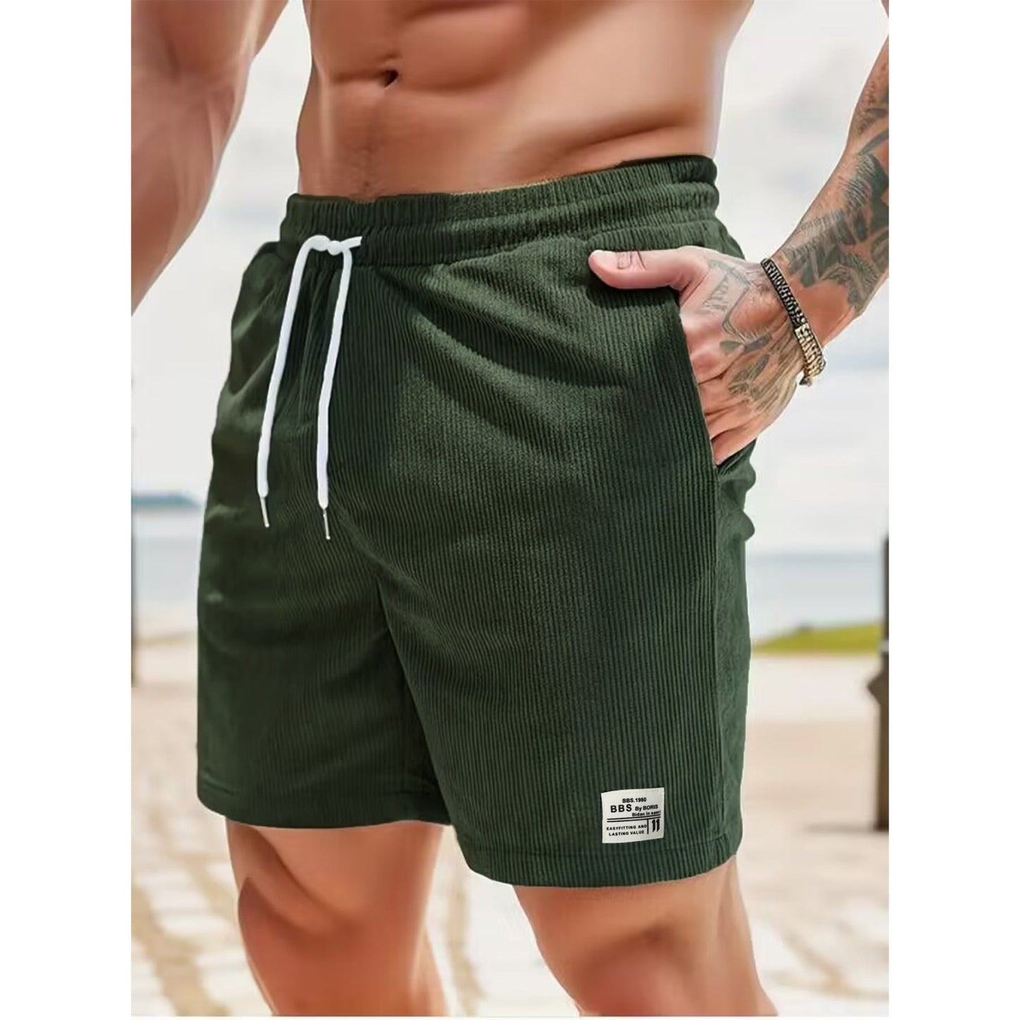 Shorts de loisirs homme – Shorts confortables en coton pour été et vacances