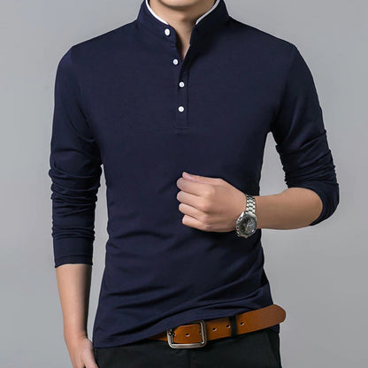 Chemise homme à manches longues – Chemise élégante en coton pour occasions formelles