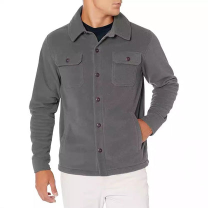 Veste homme button-down – Chemise élégante avec poches poitrine pour casual chic