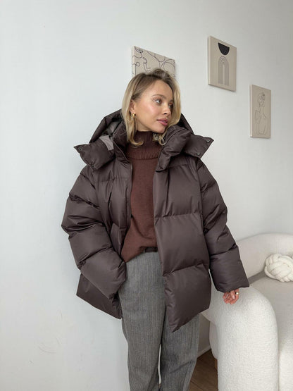 Doudoune femme – Veste chaude élégante en duvet pour hiver chic et confortable