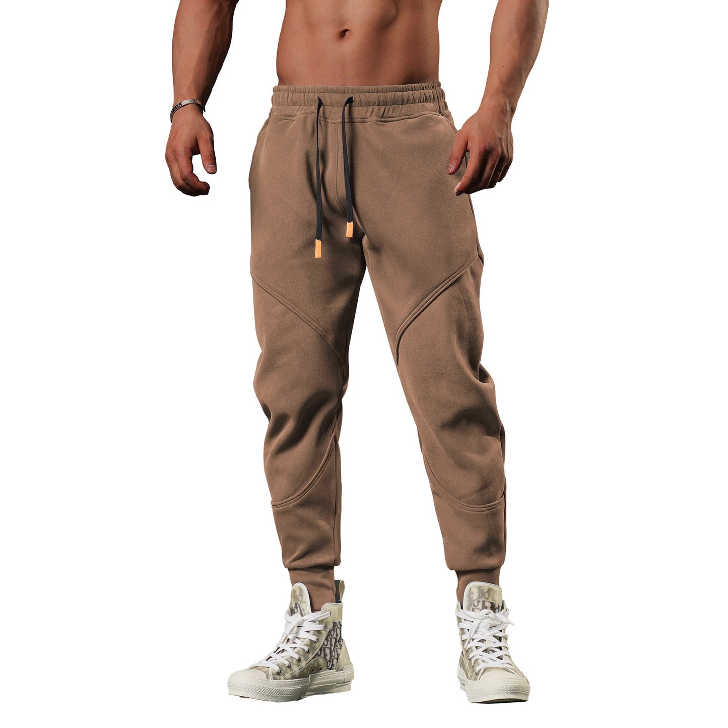 Pantalons de jogging homme – Jogging confortable en coton, coupe moderne et décontractée