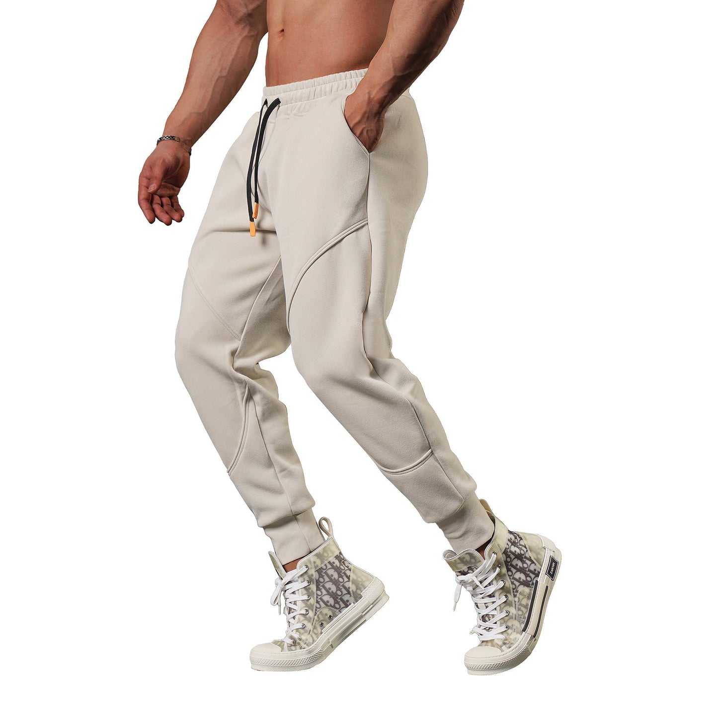 Pantalons de jogging homme – Jogging confortable en coton, coupe moderne et décontractée