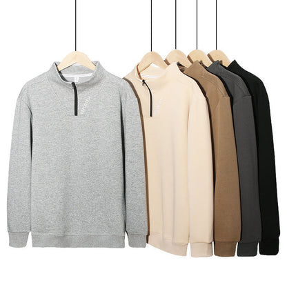 Pull décontracté homme – Sweat à demi-zip confortable et tendance pour casual