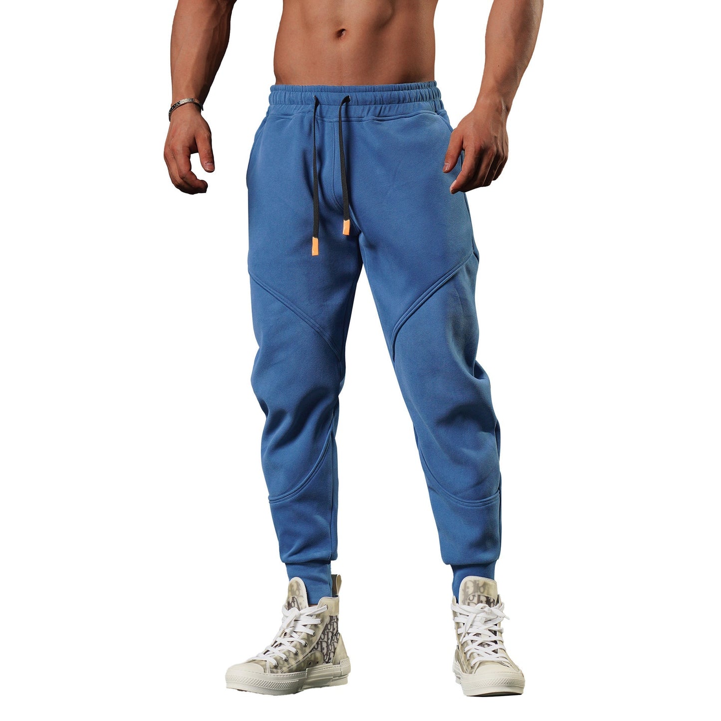 Pantalons de jogging homme – Jogging confortable en coton, coupe moderne et décontractée