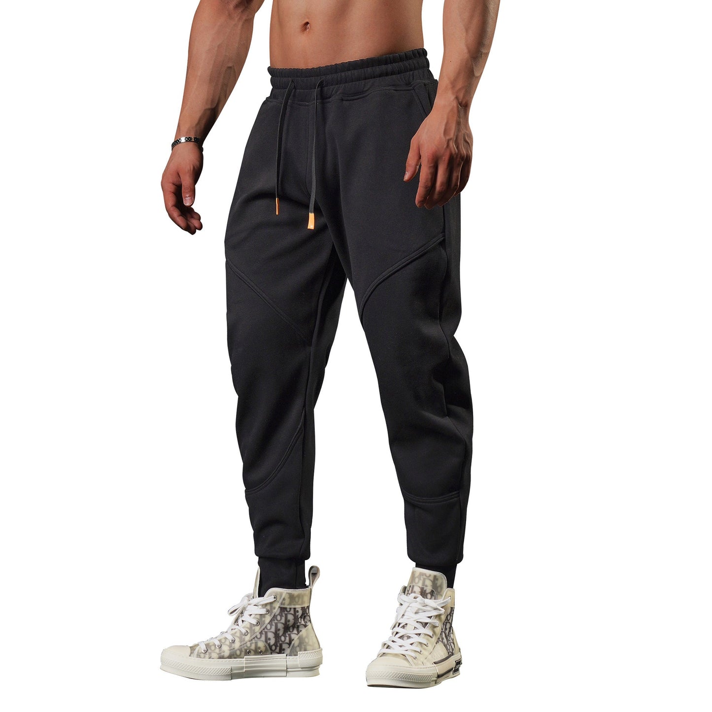 Pantalons de jogging homme – Jogging confortable en coton, coupe moderne et décontractée