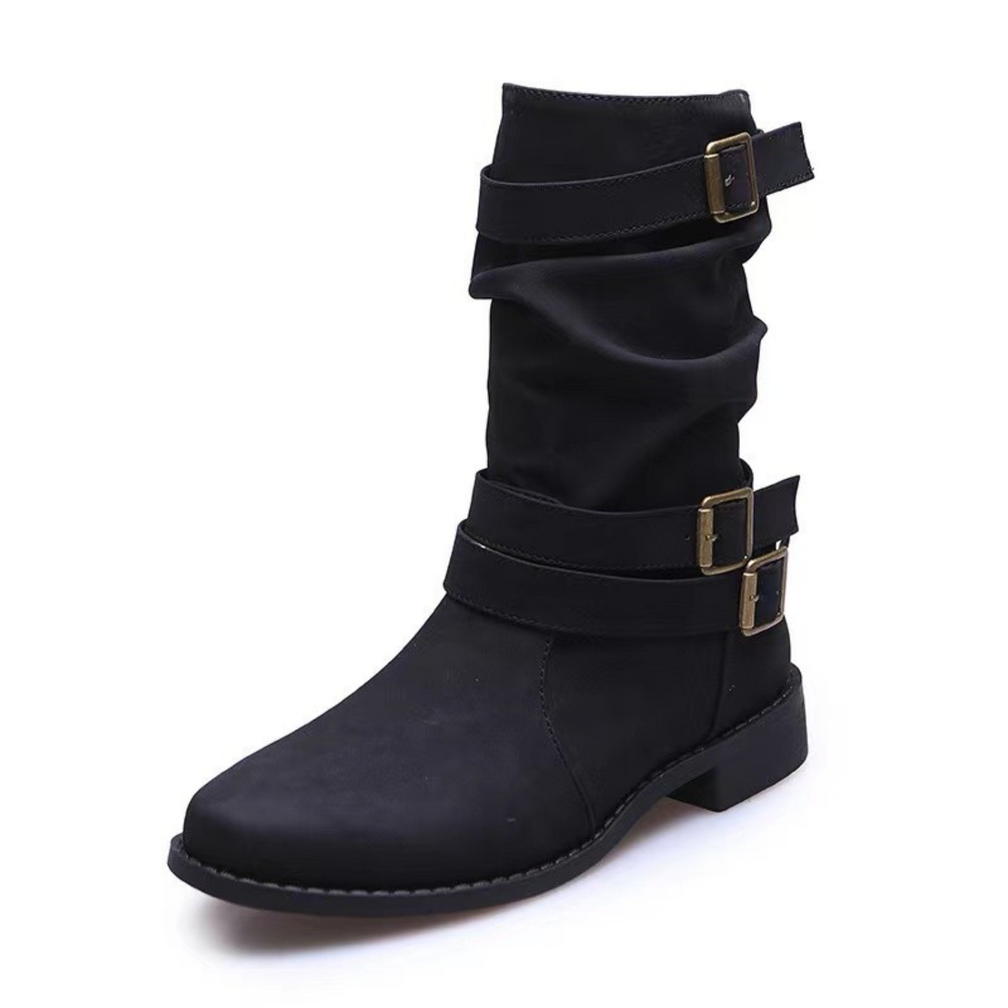 Bottes élégantes femme – Bottes en cuir chic à talons pour soirée et quotidien