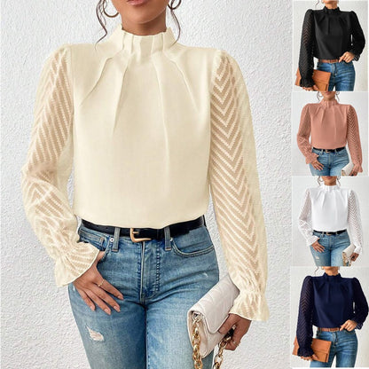 Haut à motifs femme – Top élégant à manches courtes en coton pour été