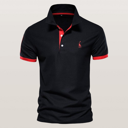 Polo élégant homme – T-shirt chic en coton bio à manches courtes pour été