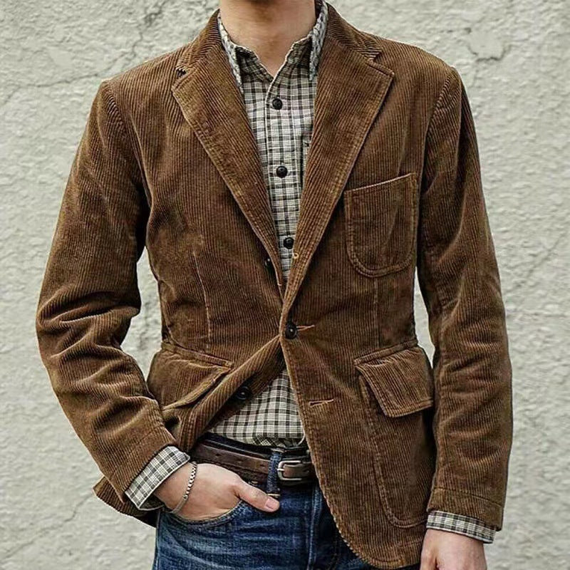 Blazer et gilet homme – Ensemble élégant en tissu léger pour occasions formelles