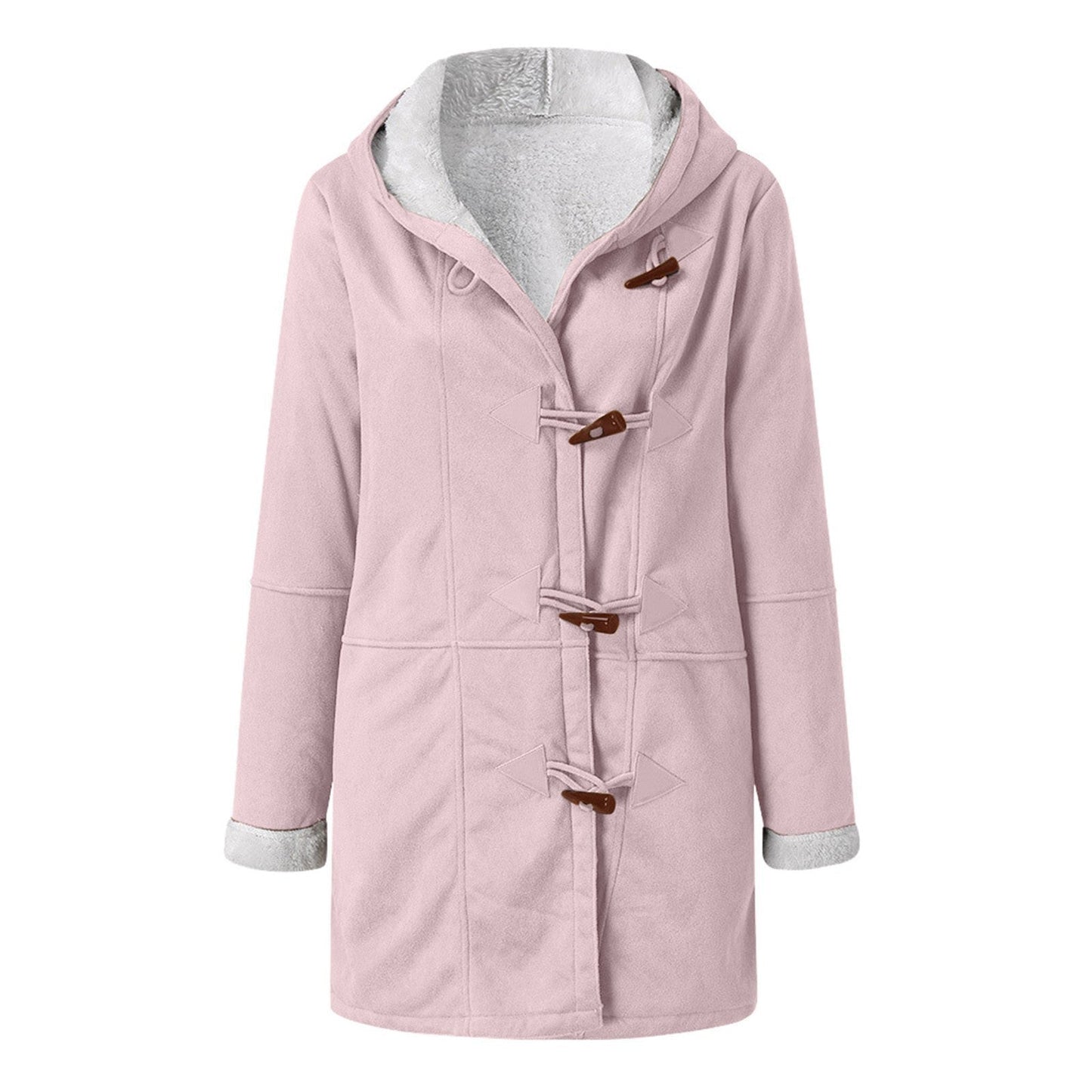 Manteau Duffle femme – Manteau chaud en laine à capuche pour hiver chic