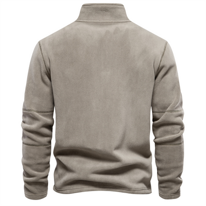 Sweat-shirt homme avec fermeture éclair – Vêtement confortable en coton pour sport et détente