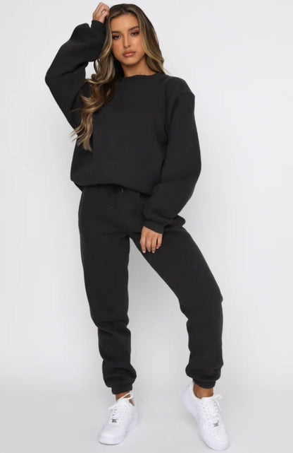 Sweat-shirt et pantalon jogging femme – Ensemble confortable en coton doux et tendance